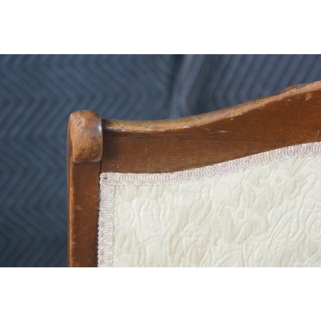 Antique American Victorian Rose Carved Walnut Lincoln Rocking Chair Rocker For Sale - Image 18 of 18