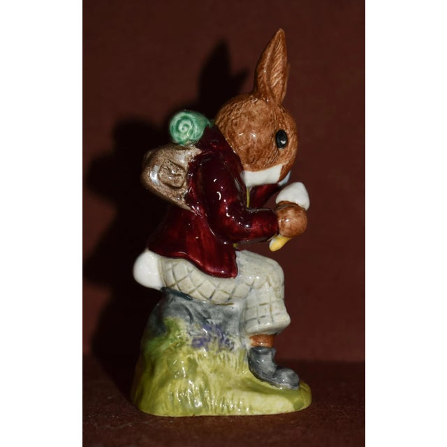 Ceramic Vintage Royal Doulton " Billie Bunnykins Cooling Off" Figurine For Sale - Image 7 of 13