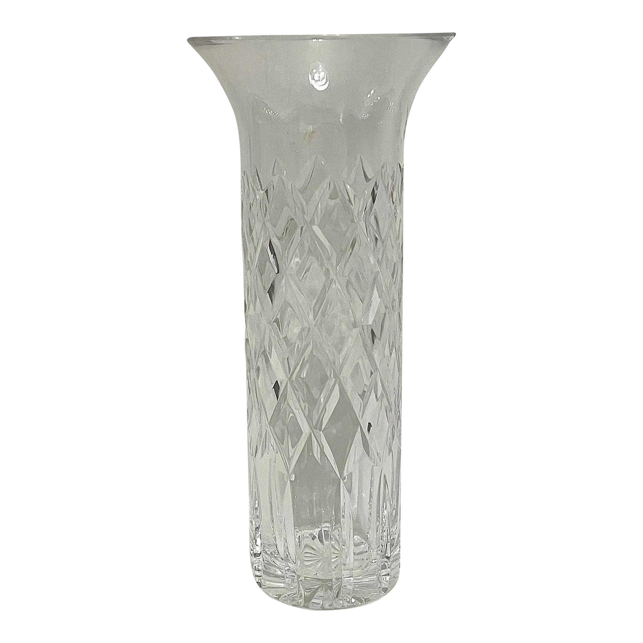 Cartier Crystal Flower Vase | Chairish