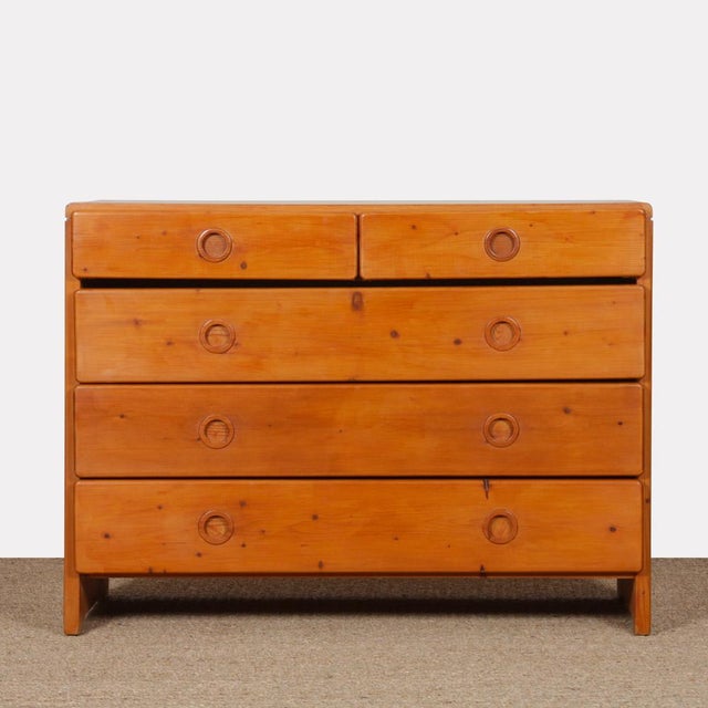 1960s Pine Chest of Drawers by Charlotte Perriand for Les Arcs, 1960 For Sale - Image 5 of 5