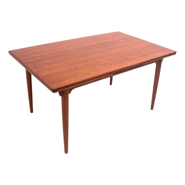 Vintage Danish Teak Dining Table, 1960s For Sale