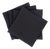 Black Linen Napkins, Set of 4 For Sale
