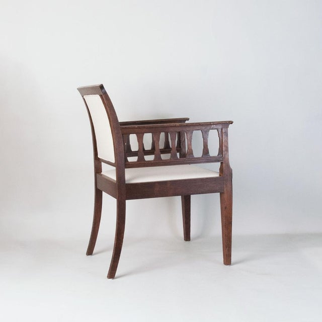 Brown Antique Armchairs, 1890s, Set of 2 For Sale - Image 8 of 10