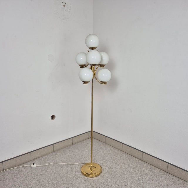 Metal Mid-Century Sputnik Floor Lamp from Richard Essig, Germany, 1970s For Sale - Image 7 of 11