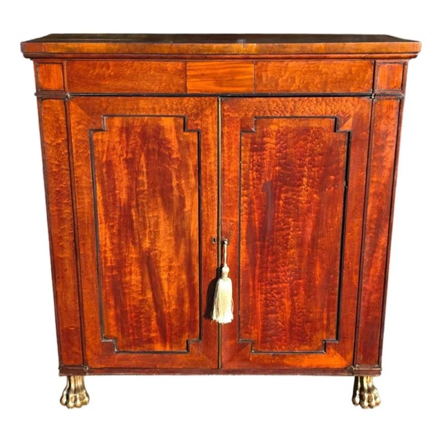 Brown Antique Early 19th Century Regency-Style Mahogany Side Cupboard For Sale - Image 8 of 12