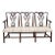 Mid 20th Century Kittinger Mahogany Chippendale Style Settee Williamsburg Style For Sale