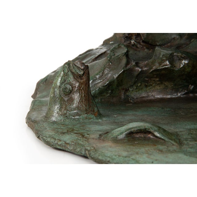 American Bronze Sculpture Fountain “Undine” (1914) by Edward Berge For Sale - Image 9 of 18