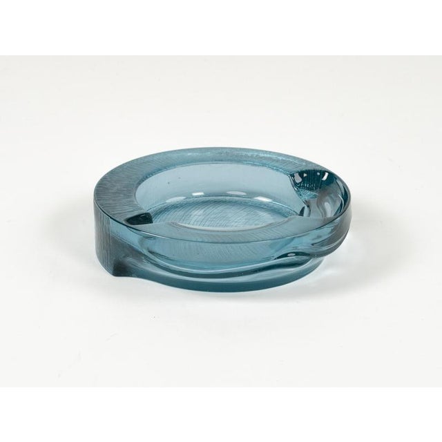 Gold Mid-Century Glass Ashtray by Fabio Frontini for Arnolfo Di Cambio, Italy, 1970s For Sale - Image 8 of 14