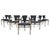 Postmodern Dining Chairs from Belgochrom, 1980s, Set of 10 For Sale - Image 11 of 11