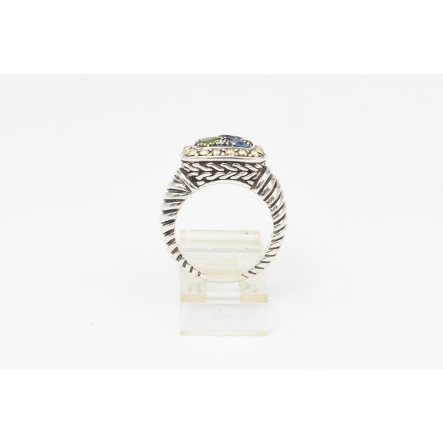 Effy Multicolored Gemstone Ring and Earring Set in Sterling Silver and 18k Gold, 3 Pieces For Sale - Image 14 of 17