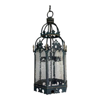 French Gothic Revival Lantern Pendant For Sale