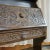 English Antique Oak Carved Bureau Secretaire Bookcase For Sale - Image 10 of 12