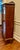 Antique Queen Anne Style Oak Bookcase With Leaded Glass Doors, C. 1910 For Sale - Image 4 of 9