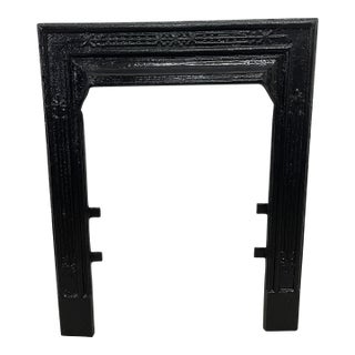 Late 19th Century Cast Iron Surround 22"w X 27.5" H - Ornate Victorian Era From Baton Rouge For Sale