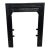 Late 19th Century Cast Iron Surround 22"w X 27.5" H - Ornate Victorian Era From Baton Rouge For Sale