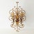 1950s Two-Armed Wall Lamp in Iron and Crystal Glass in the style of Maison Baguès, France, 1950s For Sale - Image 5 of 15