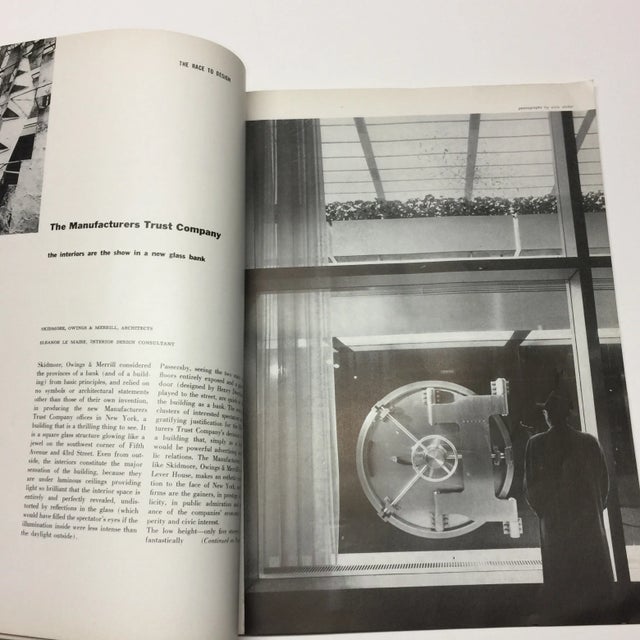 1950s Vintage Interiors Architecture Magazine For Sale In New York - Image 6 of 12