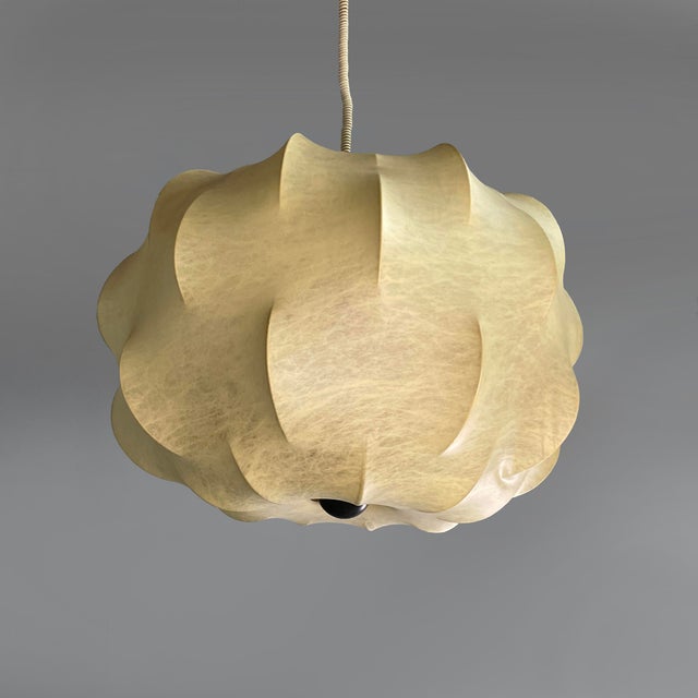 Flos Italian Modern Cocoon Chandelier Nuvola by Tobia Scarpa for Flos, 1970s For Sale - Image 4 of 14