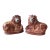 Pair of 19th Century Staffordshire Lions For Sale