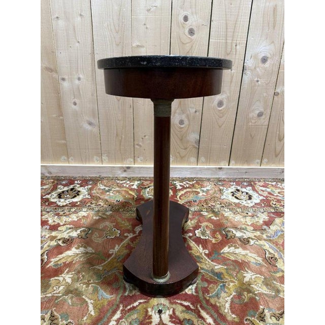 Small Empire Style Oval Side Table For Sale - Image 6 of 8