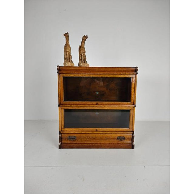 Antique Mahogany Bookcase from Globe-Wernicke, 1890s For Sale - Image 9 of 15