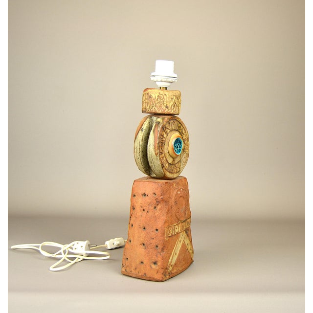 Ceramic Table Lamp by Bernarde Rooke for Kor, England, 1960s For Sale - Image 4 of 10