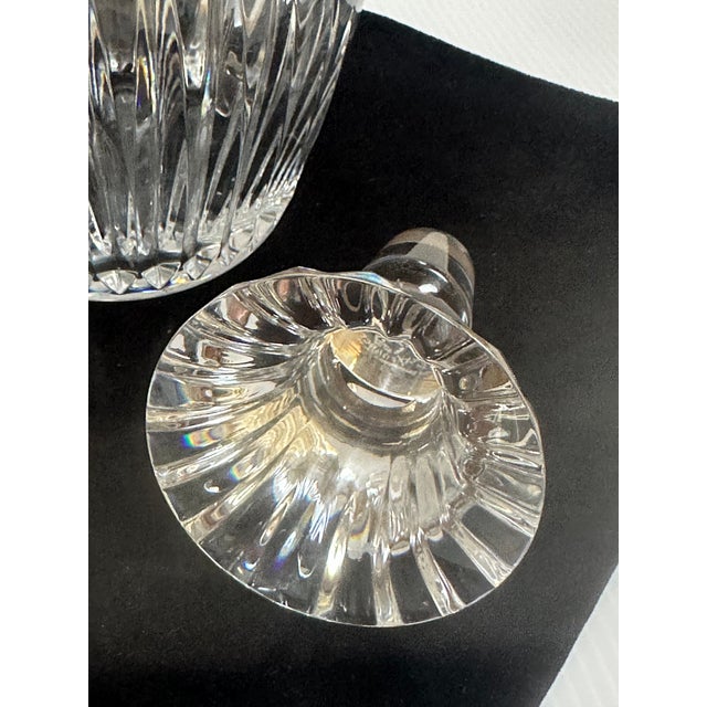Vintage Baccarat France Crystal "Massena" Blown 11" Tall Decanter With Sign Stopper For Sale - Image 10 of 18