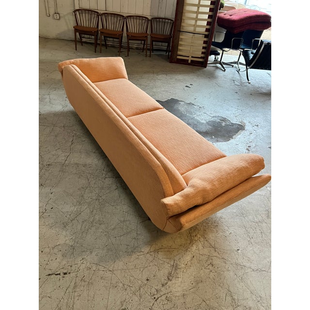 Adrian Pearsall Mid Century Modern Newly Upholstered Adrian Pearsall Sofa For Sale - Image 4 of 6