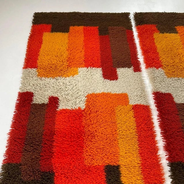 Modernist Dutch High Pile Rugs from Desso, 1970s, Set of 2 For Sale - Image 4 of 18