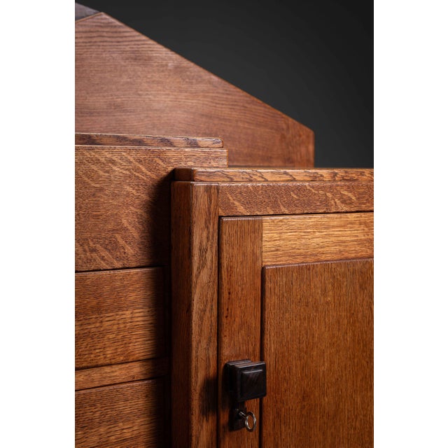 Amsterdam School Cabinet, 1920s For Sale - Image 15 of 18