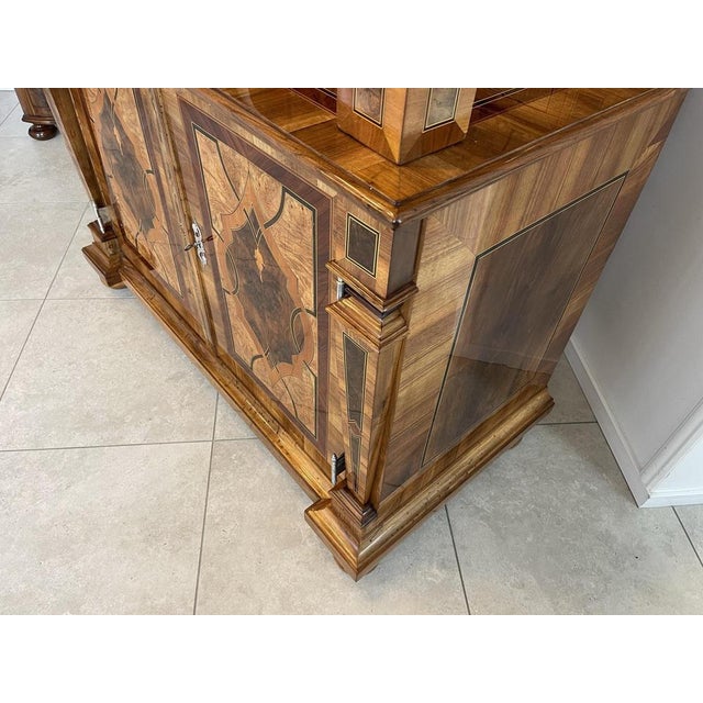 Vintage Baroque Brown Secretary For Sale - Image 12 of 18