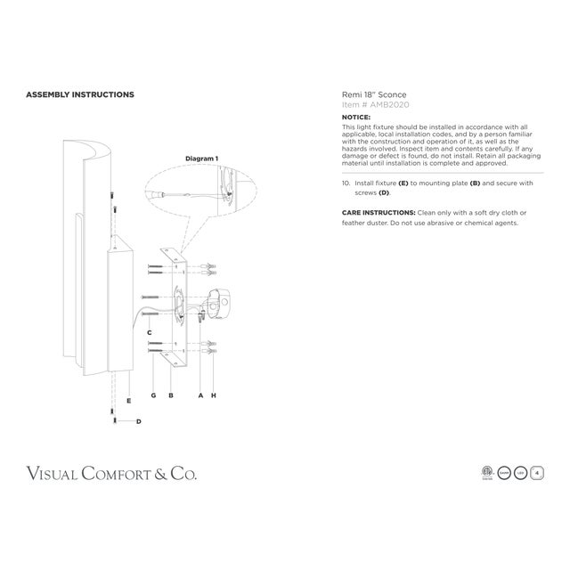Anne-Marie Barton for Visual Comfort Signature Remi 18" Sconce in Matte Carbon and Warm Walnut For Sale - Image 14 of 15