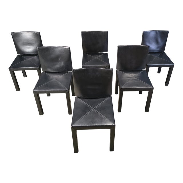 Arcadia Dining Chairs by Paolo Piva for B&B Italia, 1980s, Set of 6 For Sale