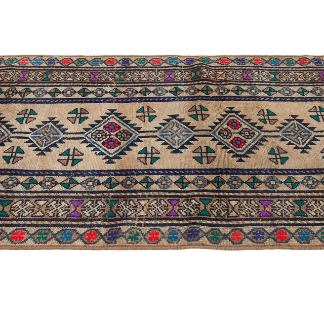 Vintage Decorative Herki Runner For Sale - Image 4 of 6