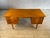 Dimensions: H 29.3” x W 58” x D 27.5” Elegant Mid-Century Modern Scandinavian desk features 3 small drawers on left side...