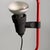Metal Italian Red Floor-to-Ceiling Lamp Parentesi by Achille Castiglioni and Pio Manzù for Flos, 1970s For Sale - Image 7 of 16