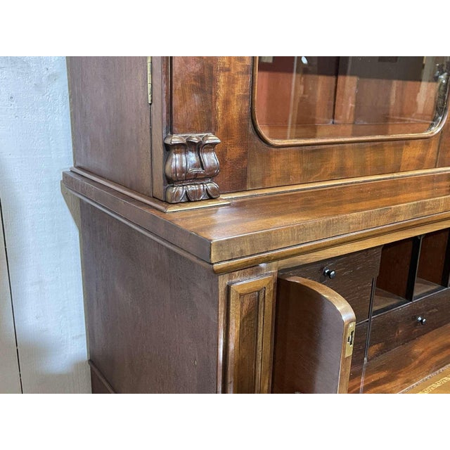 Victorian Mahogany Secretary Bookcase For Sale - Image 17 of 18