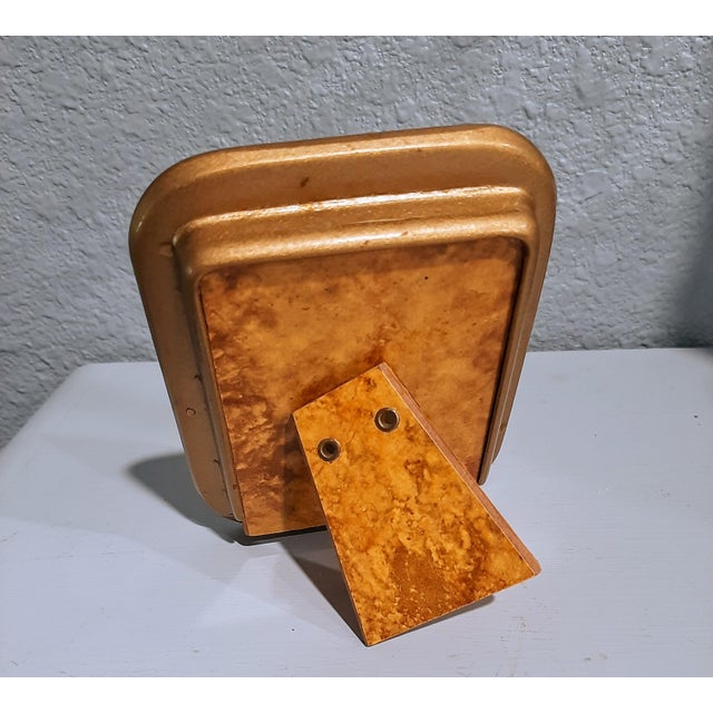 Late 20th Century Enamel Butterfly Picture Photo Frame For Sale - Image 5 of 6