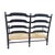 Provençal Ladder-Back Bench with Woven Rush Seats, 1880s For Sale - Image 3 of 7