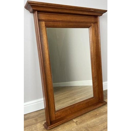 Vintage French Carved Wall Mirror For Sale - Image 9 of 9