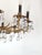 Antique 12 Light Captivating Curvaceous Brass Cut Lead Crystal Chandelier ~ Rewired ~ Restored ~ Rejuvenated ~ Ready to Hang ~ For Sale - Image 4 of 12