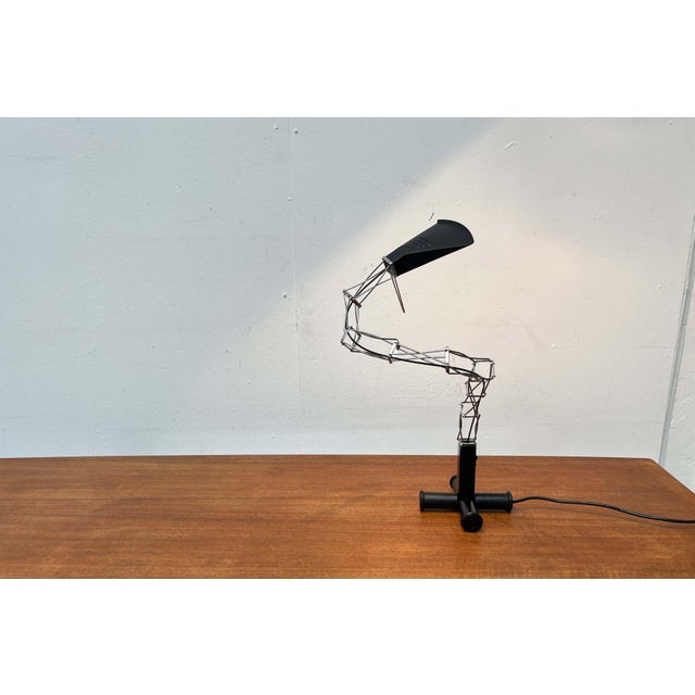 Postmodern Italian Model Multi X Table Lamp by Yaacov Kaufmann for Lumina, 1980s For Sale - Image 5 of 18