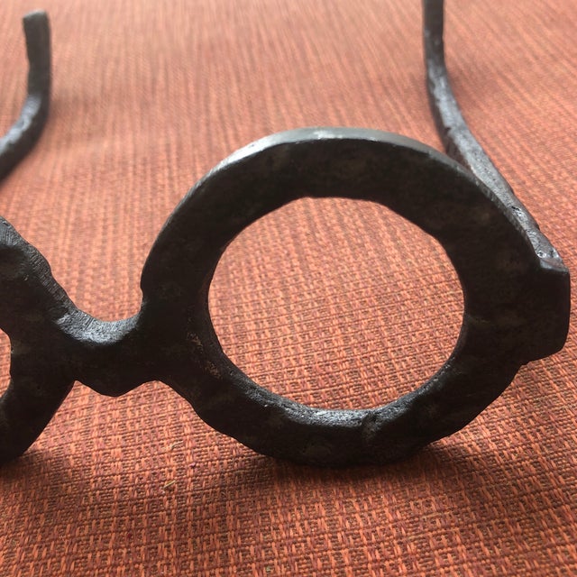 Black Iron Decorative Glasses For Sale - Image 8 of 9