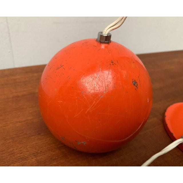 Vintage Italian Space Age Magnetic Table Lamp For Sale - Image 13 of 18