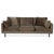 Scandinavia 3-Seater Sofa and Ottoman in Olive Green Upholstery from Bolia, Set of 2 For Sale - Image 14 of 18