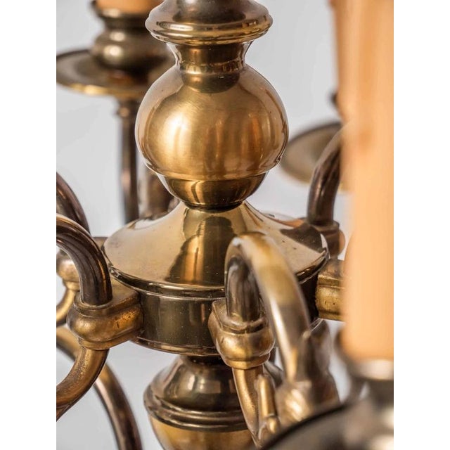 Antique 2-Tier Chandelier with Fish For Sale - Image 4 of 16