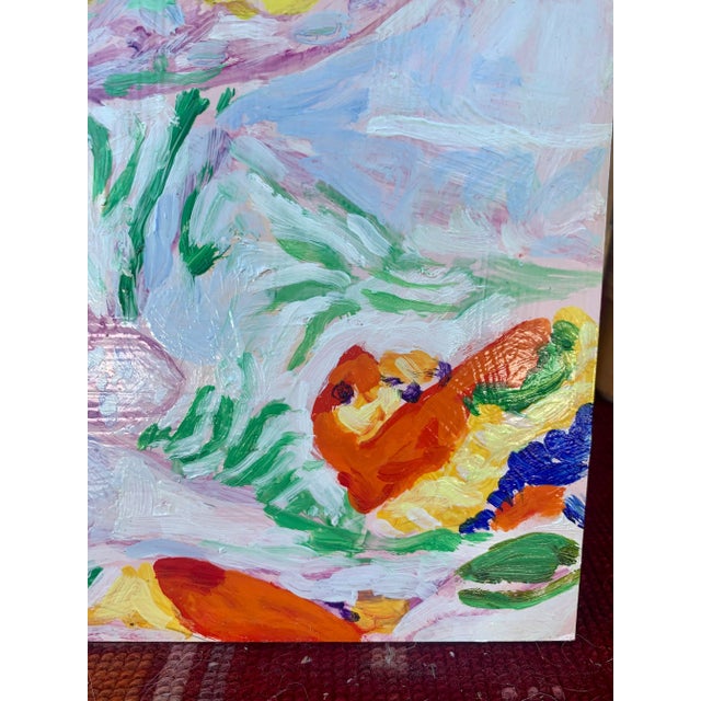 Compote Lemons and Parrot Still Life Oil Painting For Sale - Image 11 of 13