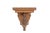 This Vintage Indian Carved and Painted Teakwood Wall Shelf is handcrafted from solid teakwood and embellished with...