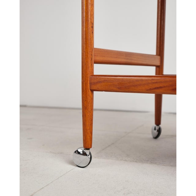 Mid-Century Teak Bar Cart from Dyrlund, 1960s For Sale - Image 10 of 18