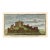 18th Century English Copperplate Architectural Engraving on Hand-Laid Paper, Recently Hand-Colored B For Sale